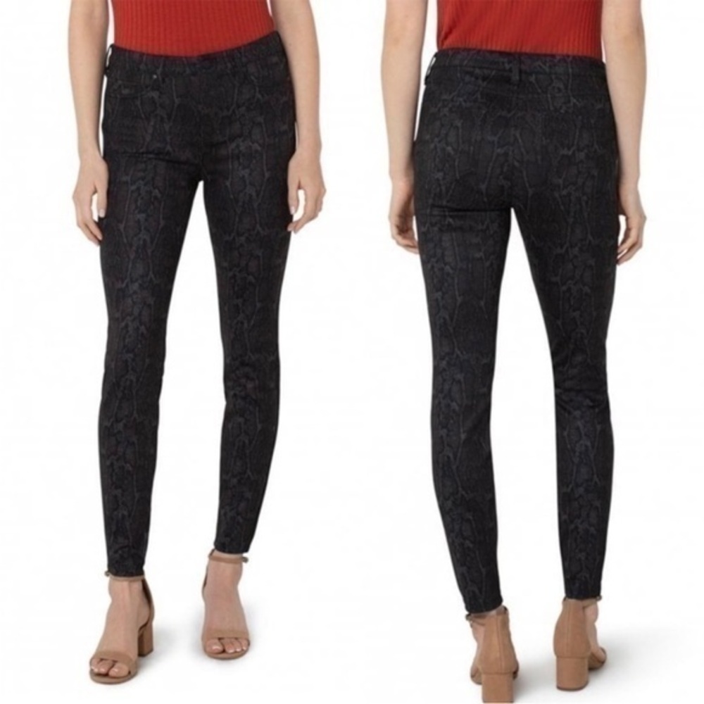 Liverpool python snake print stretch skinny jeans 10/30